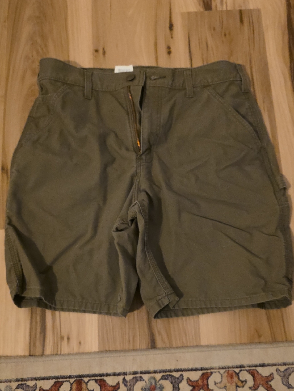 Carhartt Men's Olive Cargo Work Shorts